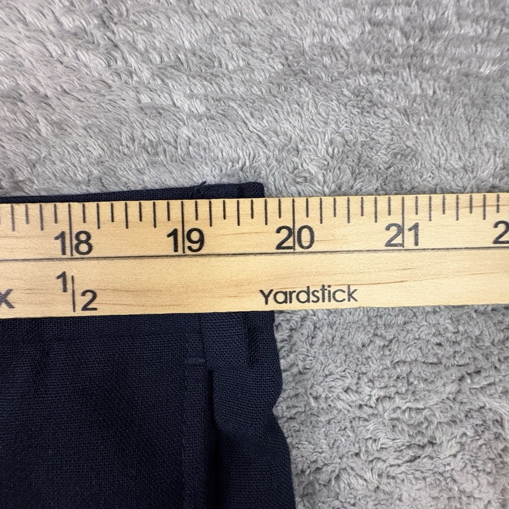 VTG Farah Men's 39.5x28.25 Navy Pleated Front Dress Pants SEE DESCRIPTION - Picture 7 of 10